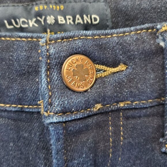 Lucky Brand Jeans Womens 2/26 Dark Blue Sweet Straight Mid Rise Denim - Picture 12 of 15
